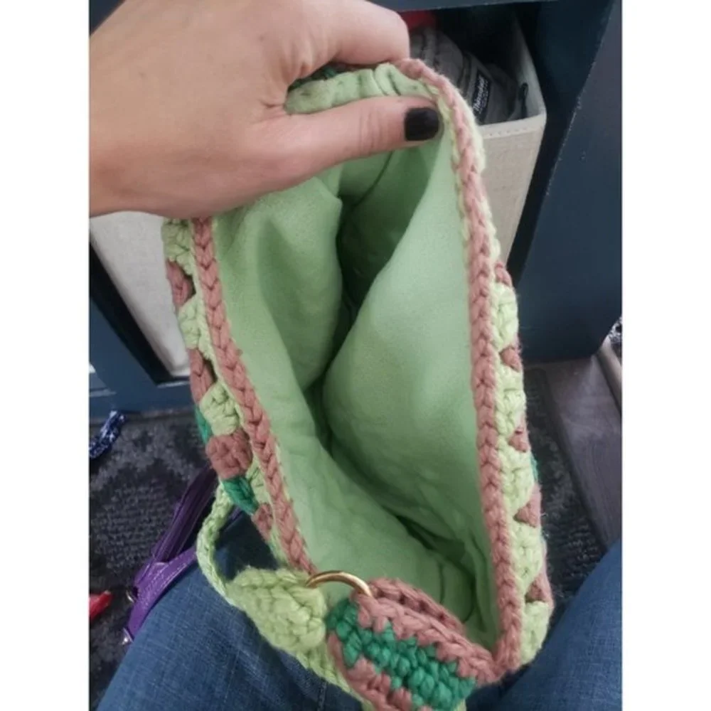 Vintage Green Clutch‎ / Crossbody Purse